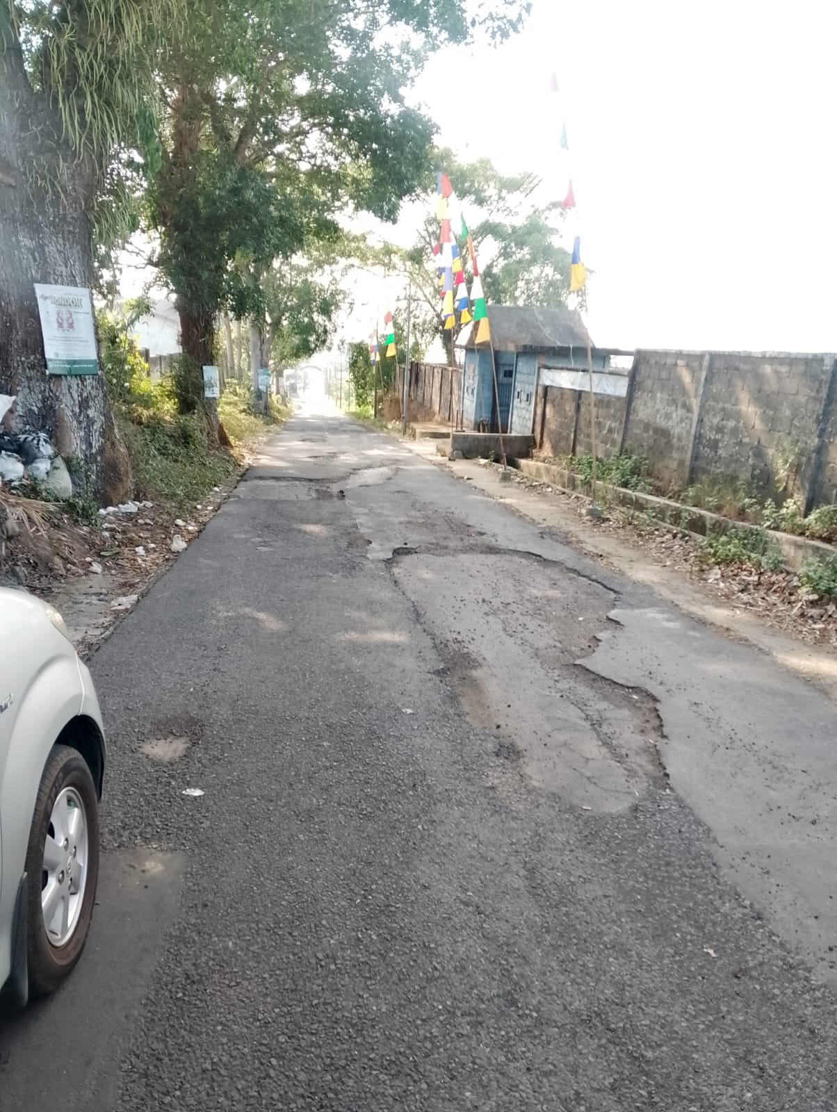 Kondisi Jalan Kemirirejo–Danupayan pada 31 Juli 2026